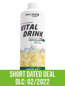 BEST BODY Vital Drink Low Carb (Ginger Ale, 1000ml)