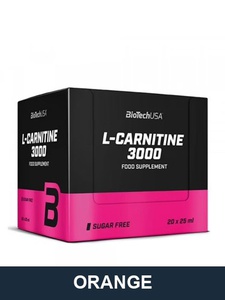 BIOTECH USA L-Carnitine Ampoules 3000mg 20x25ml