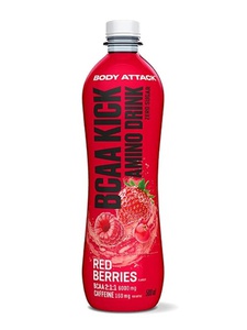 BODY ATTACK BCAA Kick Amino Drink (Red Berries, 500ml)