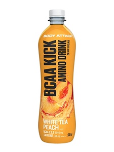 BODY ATTACK BCAA Kick Amino Drink (White Tea Peach, 500ml)