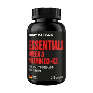 BODY ATTACK Essentials Omega 3+D3+K2