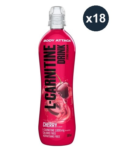 BODY ATTACK L-Carnitine Drink 18x500ml