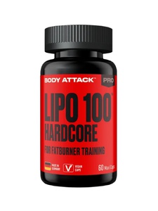 BODY ATTACK Lipo 100 Hardcore (60 maxi caps)