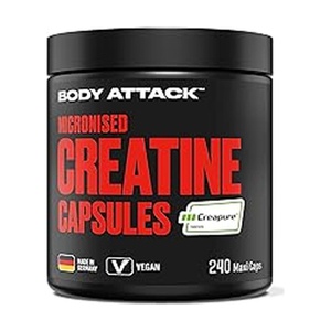 BODY ATTACK Micronised Creatine Caps (Creapure)