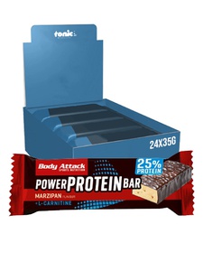 BODY ATTACK Power Protein Bar 24x35g (Marzipan)