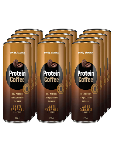 BODY ATTACK Protein Coffee 12x250ml