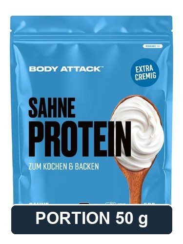 BODY ATTACK Sahne Protein