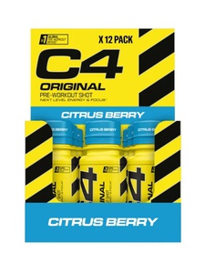 CELLUCOR C4 Shot 12x60ml (Citrus Berry)