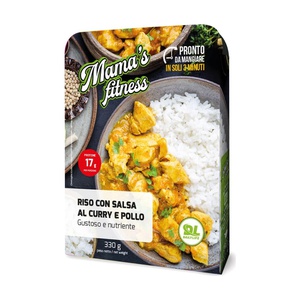 DAILY LIFE Mama's Fitness - Riso Con Salsa Al Curry E Pollo