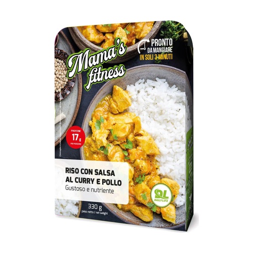 DAILY LIFE Mama's Fitness - Riso Con Salsa Al Curry E Pollo