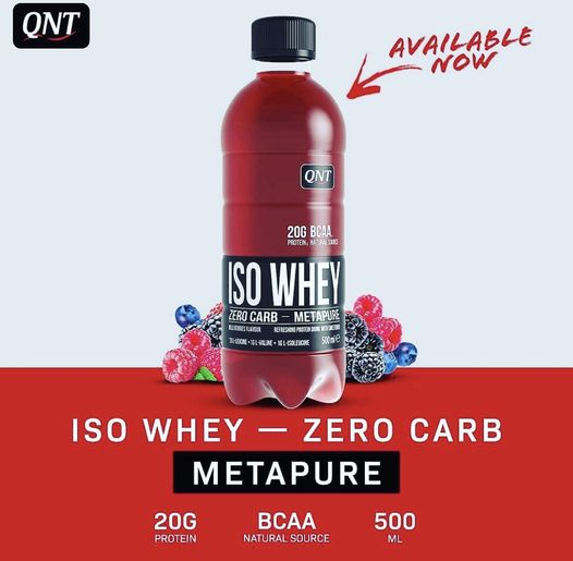 QNT Iso Whey Zero Carb Metapure 12x500ml