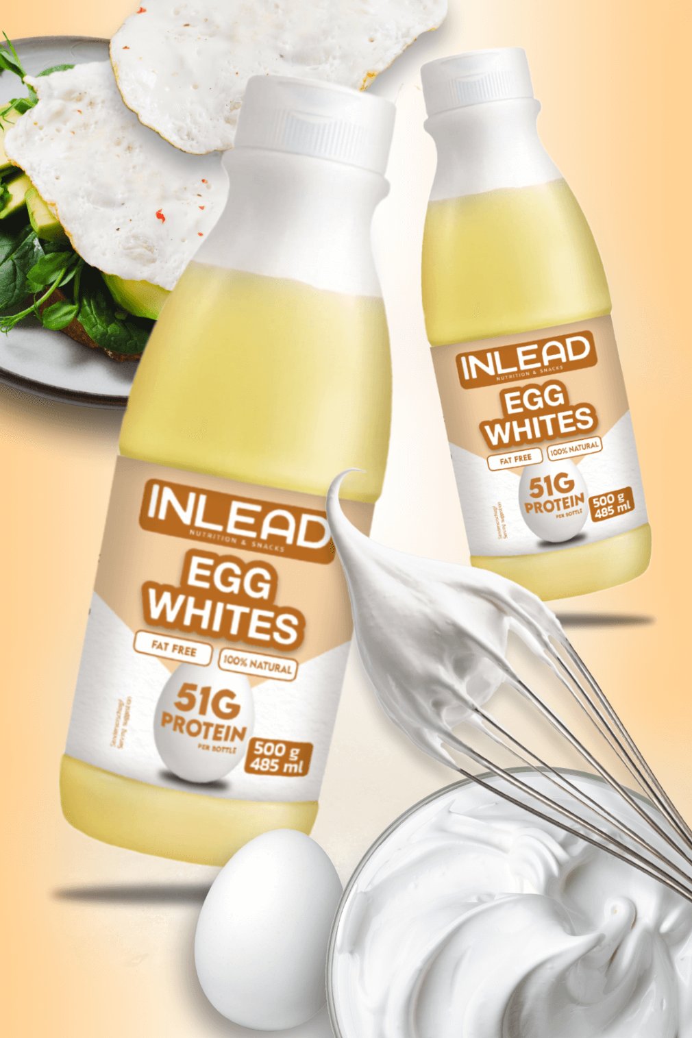 INLEAD Egg Whites Free Range 500g