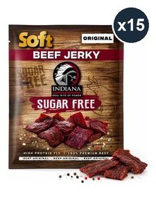 INDIANA JERKY Beef Jerky Soft 15x20g (Original)