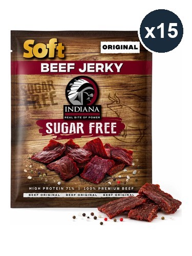 INDIANA JERKY Beef Jerky Soft 15x20g