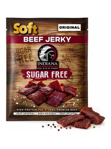 INDIANA JERKY Beef Jerky Soft (Original, 20g)