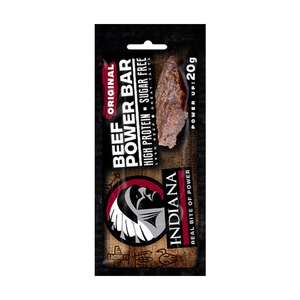 INDIANA JERKY Beef Power Bar Original