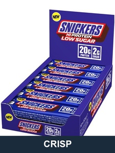 MARS INC. Snickers Hi Protein Low Sugar Bar 12x57g (Crisp)