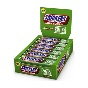 MARS INC. Snickers Hi Protein Low Sugar Bar 12x57g