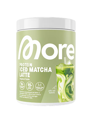 MORE Protein Iced Matcha Latte