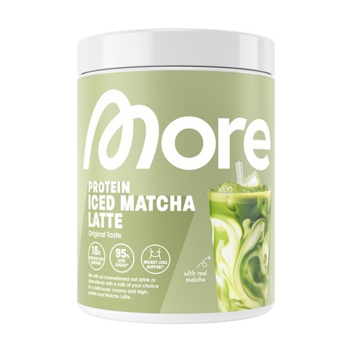 MORE Protein Iced Matcha Latte