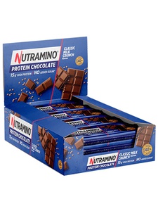 NUTRAMINO Protein Chocolate Bar 16x50g (Classic Milk Crunch)