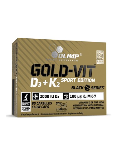 OLIMP SPORT NUTRITION Gold-Vit D3+K2 2000 IU