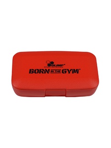 OLIMP SPORT NUTRITION Pillbox BORN in the GYM (Rouge)