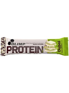 OLIMP SPORT NUTRITION Protein Bar (Dubai White Chocolate Style, 40g)