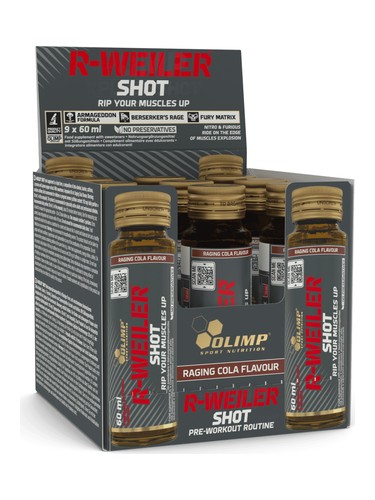 OLIMP SPORT NUTRITION Redweiler Shot 9x60ml (Glass)