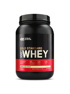 OPTIMUM NUTRITION Gold Standard 100% Whey  (Vanilla Ice Cream, 908g)