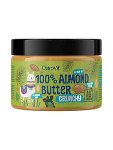OSTROVIT 100% Almond Butter (Crunchy, 500g)