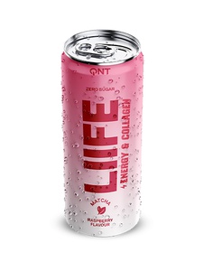 QNT LIIFE Energy & Collagen (Matcha Raspberry, 250ml)