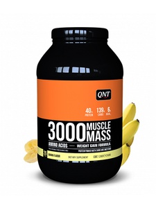 QNT Muscle Mass 3000 (Banane, 1.3kg)