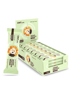 QNT Vegan Protein Bar 28x40g (Chocolate Mandarin)
