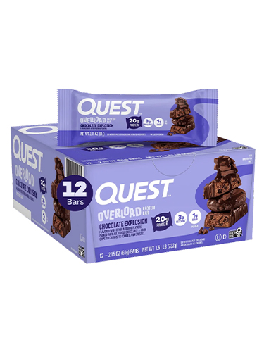 QUEST NUTRITION Overload Protein Bar 12x58g