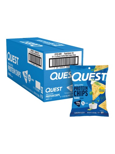 QUEST NUTRITION Protein Tortilla Chips 8x32g