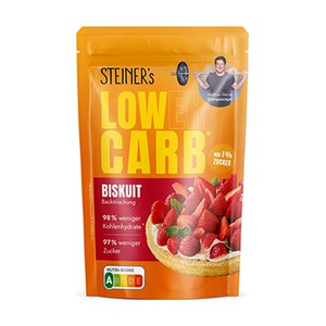 STEINER's Lower Carb Biskuit Backmischung