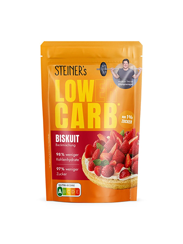 STEINER's Lower Carb Biskuit Backmischung