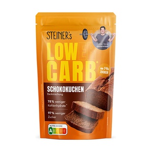 STEINER's Lower Carb Schokokuchen Backmischung