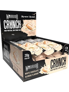 WARRIOR Crunch Protein Bars 12x64g (White Chocolate Blondie)