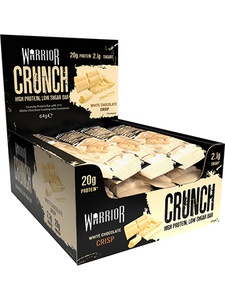 WARRIOR Crunch Protein Bars 12x64g (White Chocolate Crisp)