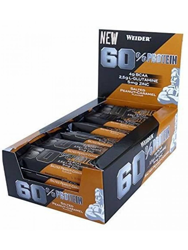 WEIDER 60% Protein Bar 24x45g