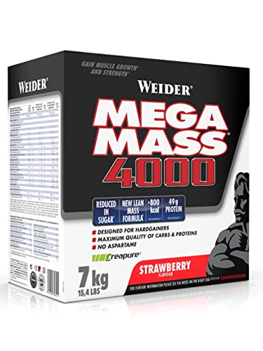 Weider Mega Mass 4000, 3 kg Dose